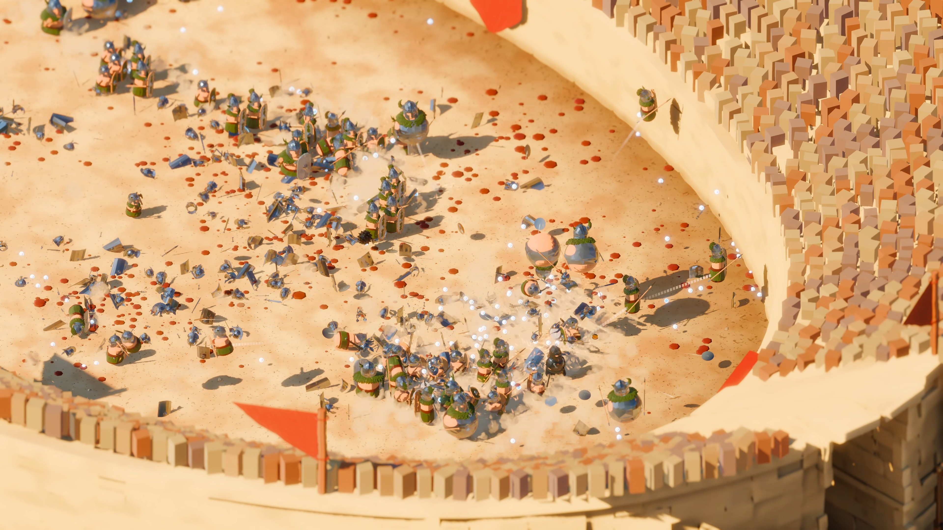 Mini Gladiators 4K physics combat screenshot