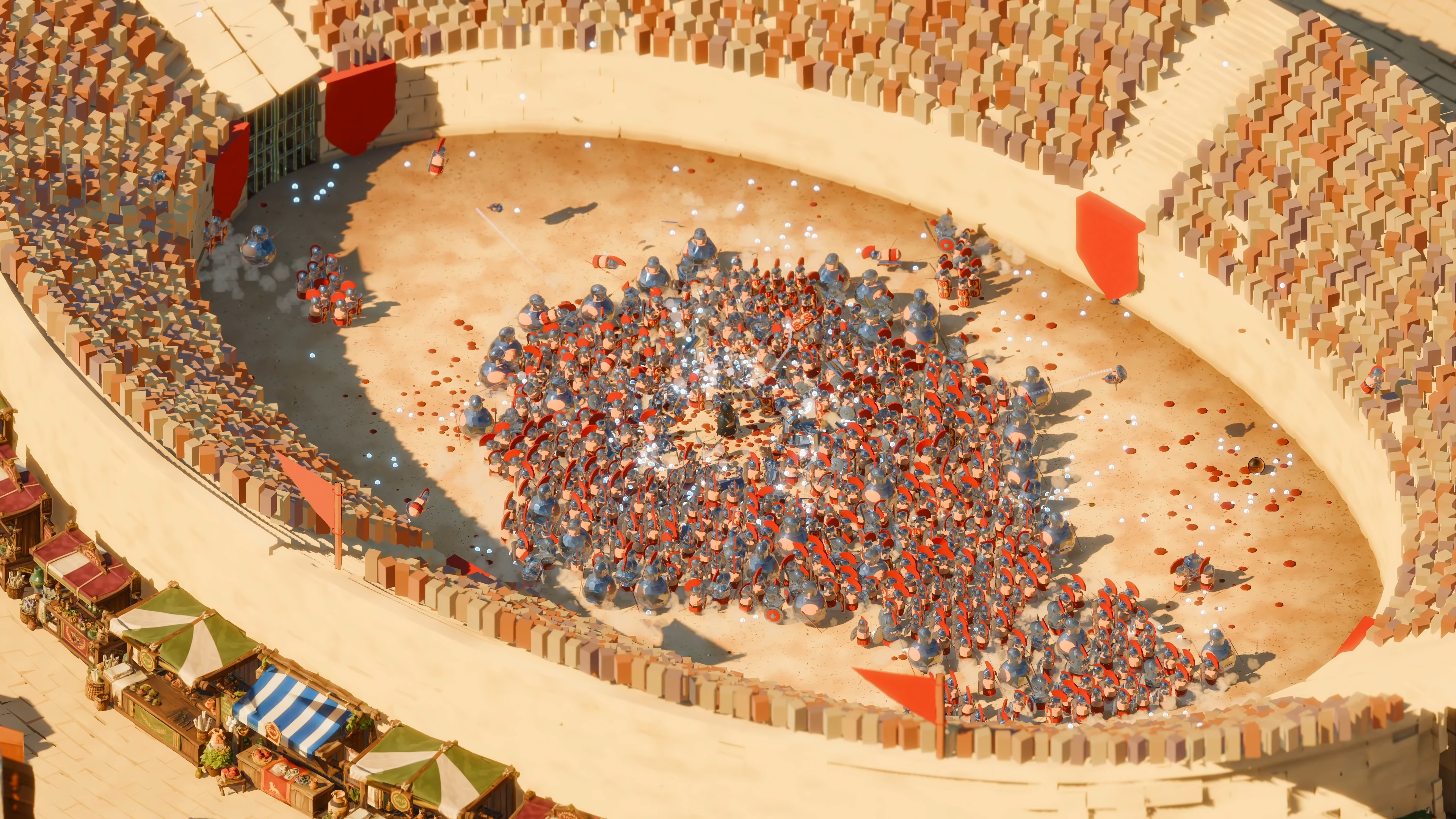 Mini Gladiators 4K arena overview screenshot